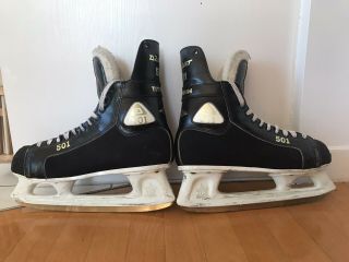 Vintage Hockey Skates - Daoust 501 Titanium - Size 10 -