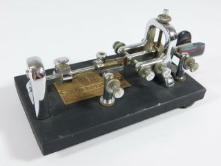 Vibroplex Standard Ham Radio Cw Telegraph Key Vintage 1959 Sn 169181