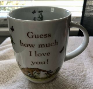 Guess How Much I Love You Coffee Mug Cup Konitz Germany Baby Bunny Rabbit 2008