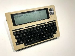 Tandy Trs - 80 Model 100 Vintage Portable Computer,  Serviced,  With History