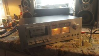Pioneer Ct - F500 Stereo Cassette Deck,  Silver Face,  Vintage / &