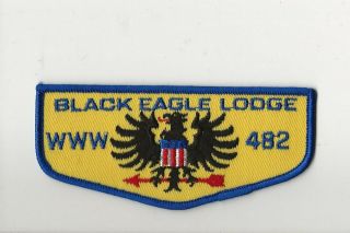 Black Eagle Oa Lodge 482 - F ? Flap - Boy Scout Bsa A121/11 - 28