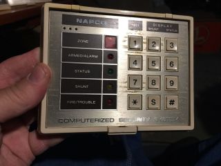 Rare Vintage Napco Rp1009 Digitkey Alarm Keypad For Alarm System