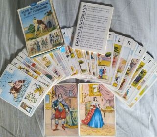 Vintage 1977 Great Lenormand,  Grand Lenormand Tarot Card Set Astro Mythological