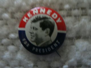 Vintage John Kennedy Jfk For President 1 " Pin Campaign Button