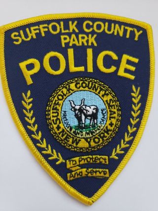 Suffolk County Park Police Obsolete Agency Historical Collectible Shoulder Patch