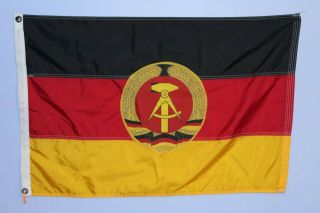 East German Democratic Republic Gdr Flag Brass Grommets 3 Ft X 5 Ft??