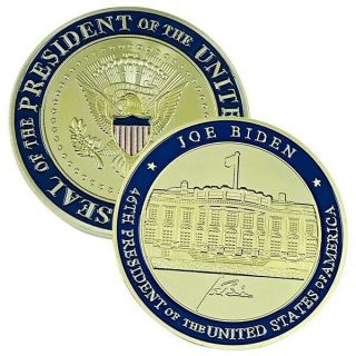 United States Of America 46th President Joe Biden Challenge Coin - White House