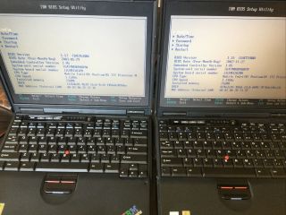 Vintage 2 X Ibm Thinkpad T23 Laptop