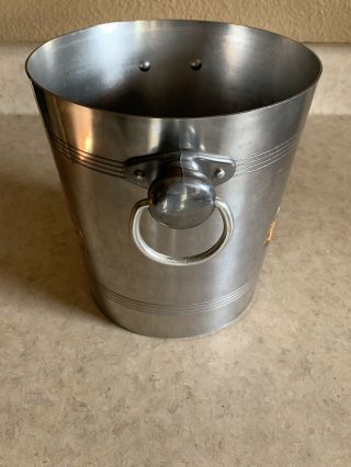 Vintage Aluminium Ice Bucket Champagner - Eimer Veuve Clicquot Ponsardin Champagne 3