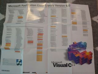 Vintage Microsoft Visual C,  6.  0 Professional Edition 2