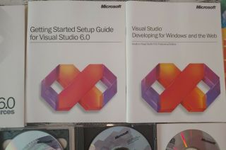 Vintage Microsoft Visual C,  6.  0 Professional Edition 3