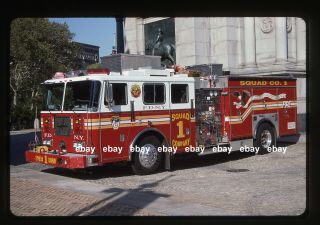 York City Squad 1 2001 Seagrave Pumper Fire Apparatus Slide