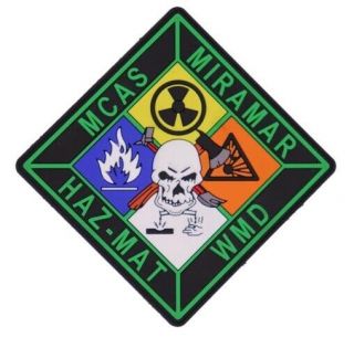 Marine Corps Air Station Miramar,  California Crash Fire Rescue Hazmat Wmd Patch