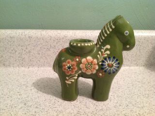 Rare Vintage Donkey Horse Ceramic Figurine Southwestern Mid Century Retro