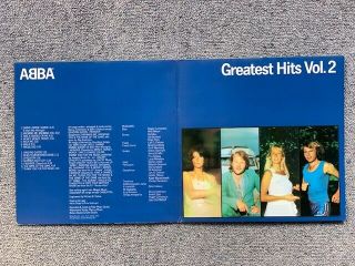 ABBA: Greatest Hits Vol.  2 - 1979 - Gatefold Vinyl LP - NM 3