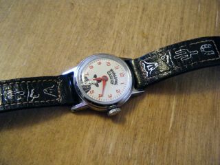 Vintage Hopalong Cassidy Wristwatch With Band - Great