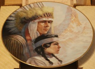 Decorative Plate “the Arapaho Nation” By Perillo; 2nd Issue; 1987