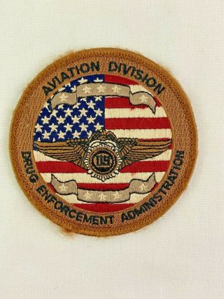 Aviation Division Drug Enforcement Desert Subdued Aircrew Patch Pilot Uniform