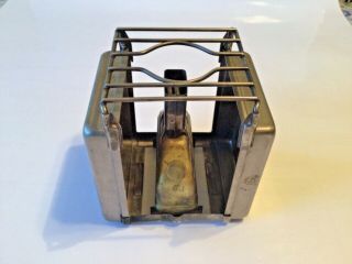 Vintage Taykit Portable Pocket Camping Coil Stove Compact Backpack Brass Burner