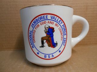 National Jamboree Valley Forge 1957 Mug Onward For God And My Country Bsa Sm15