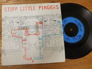 Slf Stiff Little Fingers – Talk Back 7” Punk Vinyl Record