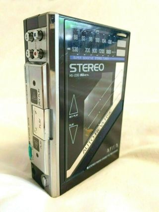 Vintage 1987 Aiwa Hs - J350 Stereo Radio Tape Cassette Recorder - Am Fm Rare Htf