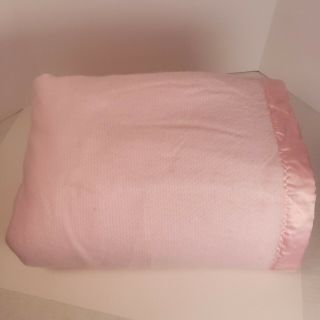 Vintage Acrylic Blanket Pink 110 