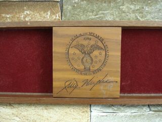 Jim Wright Seal Of The Speaker United States House Of Representatives Wood Tray