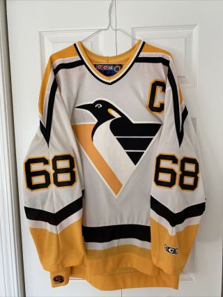 Vintage Jaromir Jagr Jersey Size Xlarge Ccm Pittsburgh Penguins