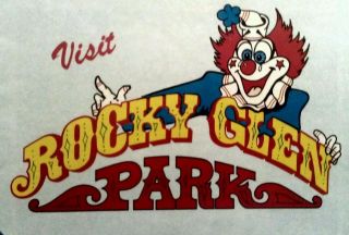 Sans Souci Rocky Glen Ghost Town Dorney Amusement Park Coin & DVD Movie Moosic 2