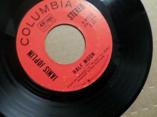 Janis Joplin " Me And Bobby Mcgee/half Moon " Columbia 45