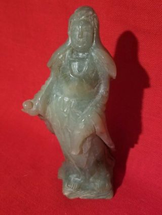 Vintage Chinese Carved Jade Nephrite Figurine