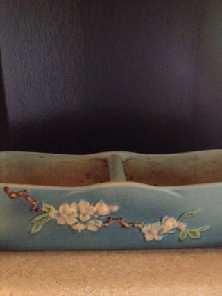 Roseville Pottery Apple Blossom Window Box Planter Vase 369 - 12 