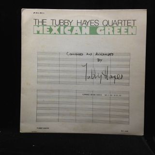 Tubby Hayes Quartet - Mexican Green - Mole Jazz 2 - England