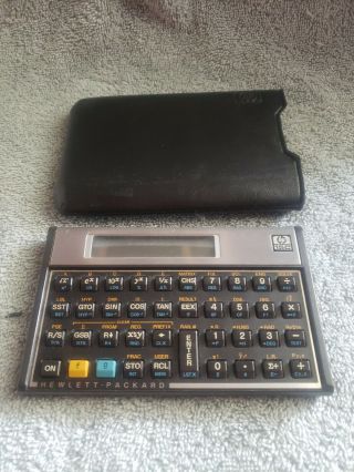 Vintage Hp - 15c Programmable Scientific Calculator W Slip Case Fully Functional