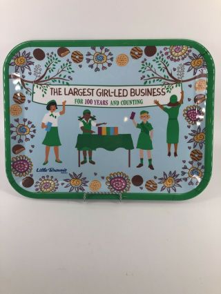 Girl Scout 100 Year Little Brownie Baker Cookie Tray Anniversary