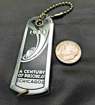 1933 Chicago Worlds Fair Razor Knife Souvenir