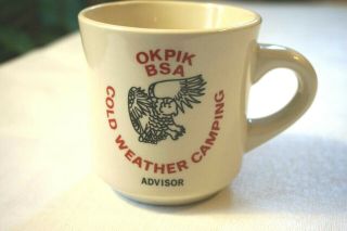 Okpik Cold Weather Camping Ceramic Mug Coffee Cup Bsa Boy Scouts Of America