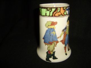 Vintage And Rare Royal Doulton D4749 Beer Mug Or Stein Four Musketeers