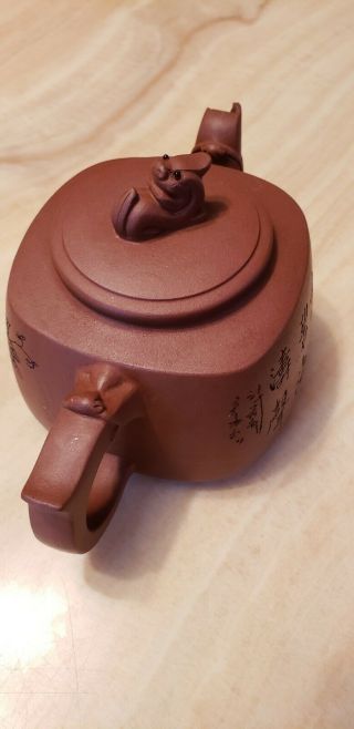 Vintage Antique Chinese Clay Teapot