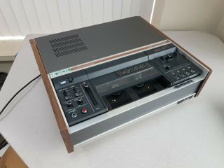Vintage Jvc Cp - 5200u Video Cassette Recorder Vcr Woodgrain
