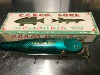 Vintage Chub Creek Pikie Minnow Fishing Lure Garrett In Ccb Co