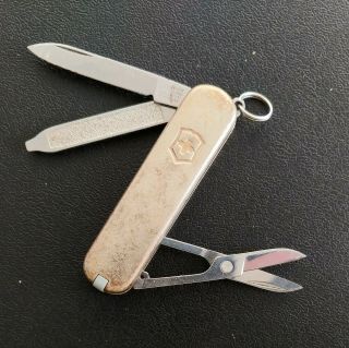 Vintage Sterling Silver & 18kt Gold Tiffany & Co.  Victorinox Swiss Army Knife