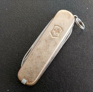 VINTAGE STERLING SILVER & 18KT GOLD TIFFANY & CO.  VICTORINOX SWISS ARMY KNIFE 3