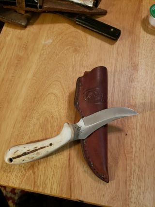 Vintage Case Xx,  Stag Handle Fixed Blade With Sheath