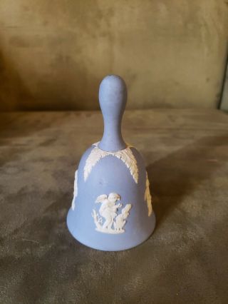 Blue,  Wedgewood,  Jasperware,  Miniature Table Bell,  England