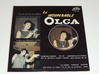 Olga Guillot Con Miguelito Valdes Y El Cuarteto Los Ruffinos La Insuperable Lp
