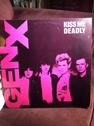 Gen X / Kiss Me Deadly Lp 1981 Chrysalis Record Chr1327 Uk Release Billy Idol