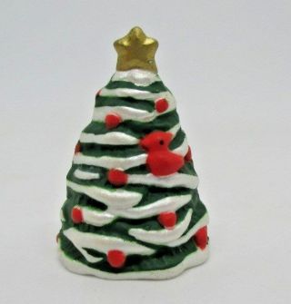 Hallmark Merry Miniatures Christmas Tree With Star And Cardinal